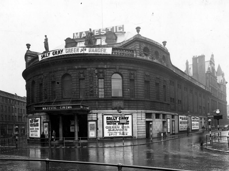 The Majestic Cinema on City Square, from the Quebec Street side pictured in April 1947. It opened in 1922 as a picture house.