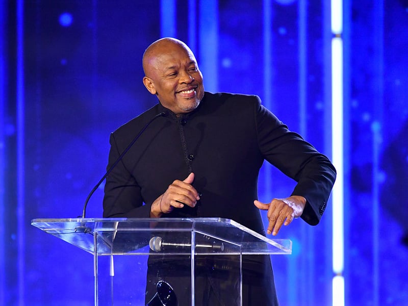In second spot is Andre Romell Young - better known as Dr. Dre. The American rapper, record producer, record executive, and actor who founded Death Row Records is worth around $500 million.