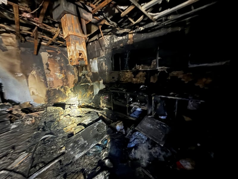 The fire started in the West Wing of Southampton General Hospital at around 5.30pm on Sunday, February 1.