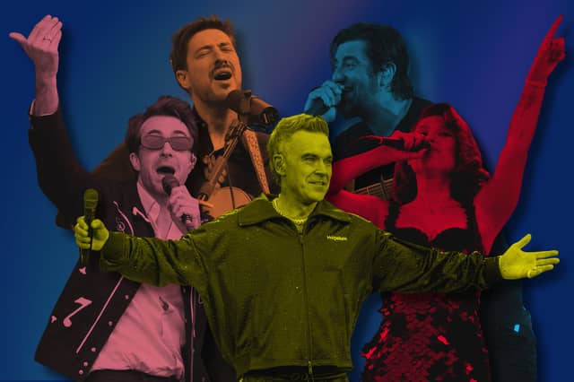 Artists including Robbie Williams, The Vaccines, Mumford and Sons, Deftones and Raye are all set to play shows in Glasgow this February.