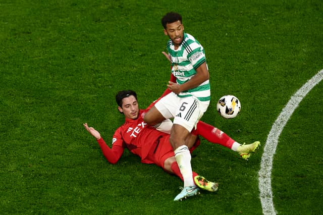 Aberdeen and Celtic both have decisions to make over their starting XI's this week as they clash in the Scottish Premiership on Wednesday. Cr: SNS Group.