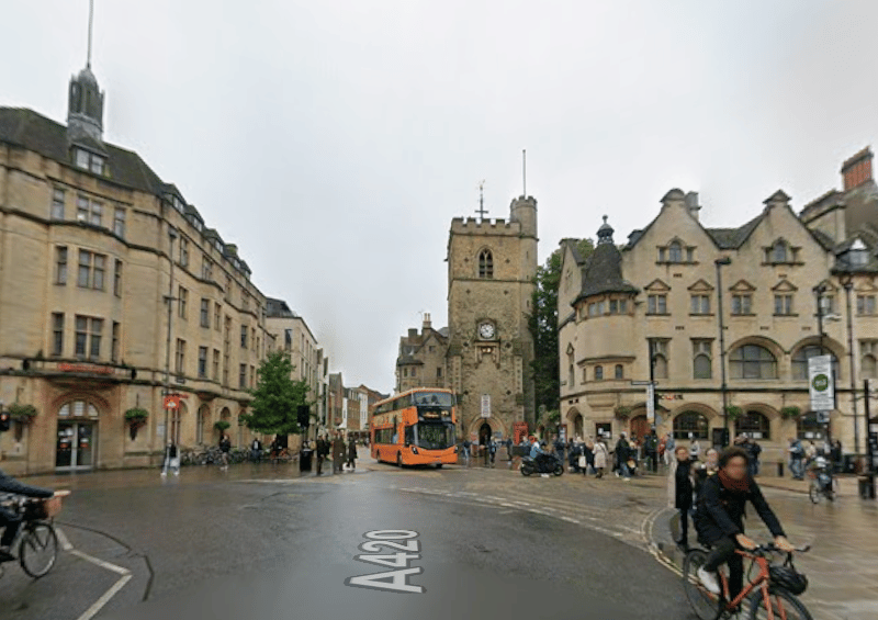 In eighth place, Oxford has a score of 64.35 and an AQI of 25.