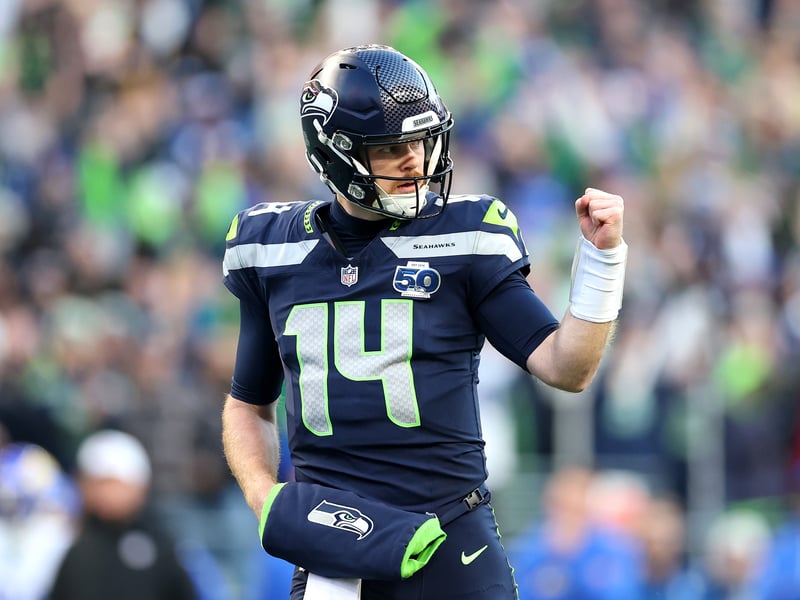Can the Seahawks win his first Super Bowl this weekend? The quarterback is paid a yearly salary of $33,500,000.