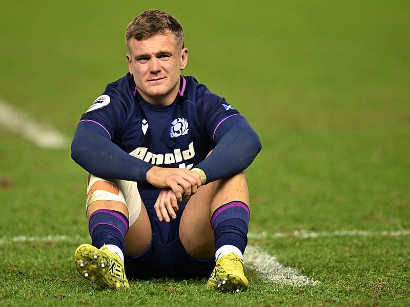 Darcy Graham has steadily climbed the rankings of Scotland's top try scorers since his debut in 2018 and is now in second place. The winger's 34 tries to date have come in just 50 matches. He'll be hoping to add to that tally at this year's Six Nations - just needing one to equal the exploits of Duhan van der Merwe.