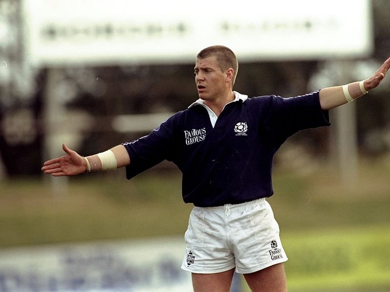 Another member of Scotland's 1990 Grand Slam-winning Five Nations team, Craig Chalmers completes our list with 166 points in 60 appearances from 1989–1999.