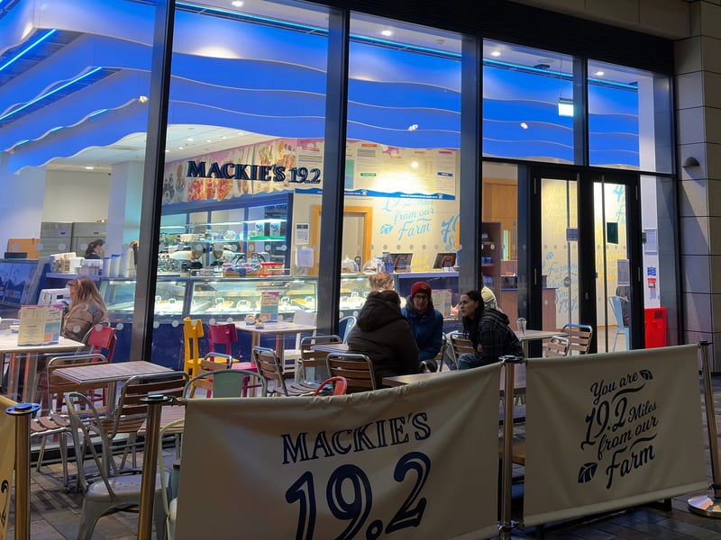 With one of the Nocturnal animals nesting right outside of the store, Mackie’s 19.2 are joining in on the festival fun with a special glow in the dark ice cream. However, if cold food isn’t to your taste then you can enjoy hot drinks and waffles instead. 