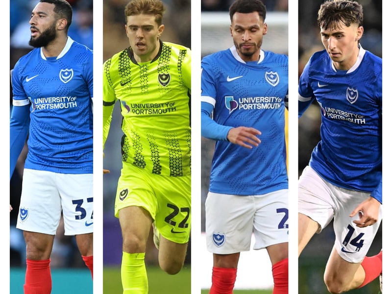 The current contract situation of Pompey's squad.