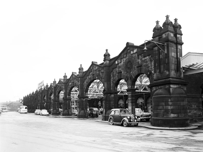 Sheffield Midland Station, pictured in March 1961