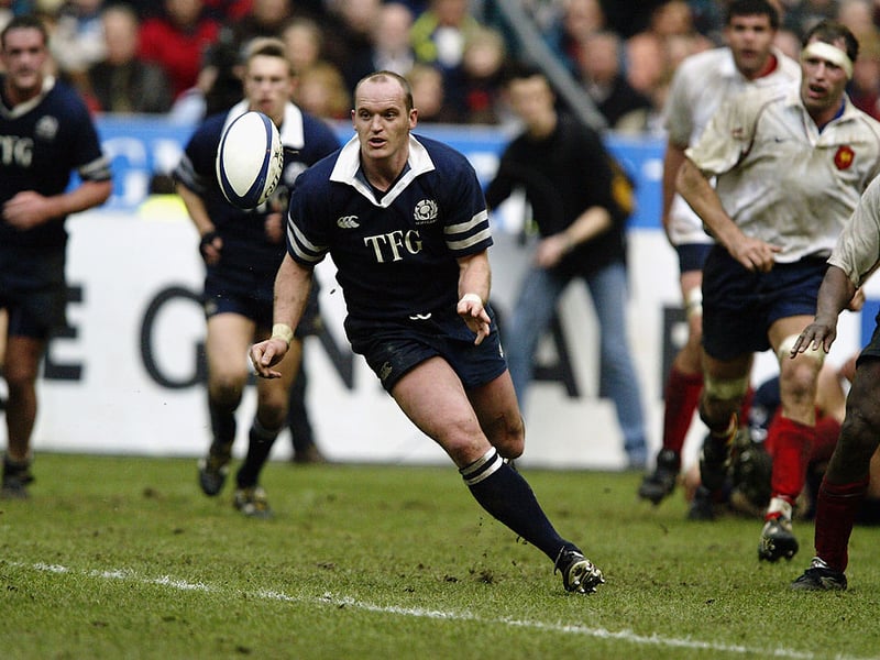 Current Scotland head coach Gregor Townsend also had a glittering career as a player - also claiming 82 caps as fly half from 1993–2003.