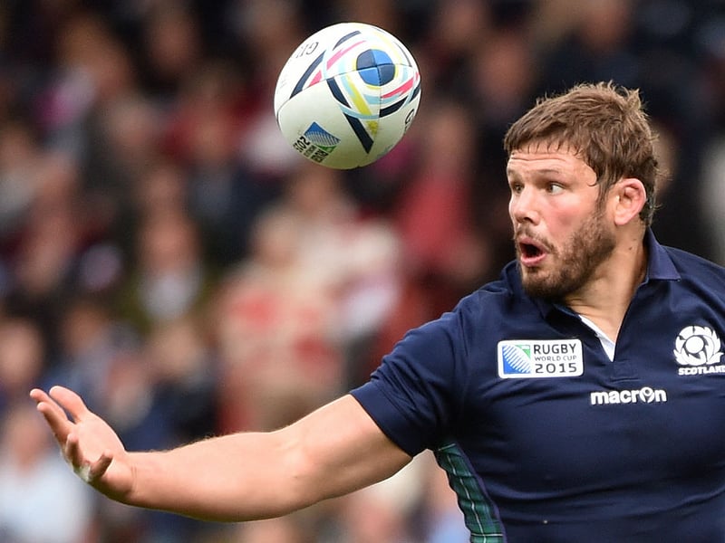 Hooker Ross Ford is Scotland's most-capped player - with an amazing 110 appearances between 2004–2017