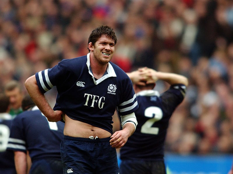 Lock Scott Murray had a decade of playing for Scotland from 1997-2007, winning a total of 87 caps.