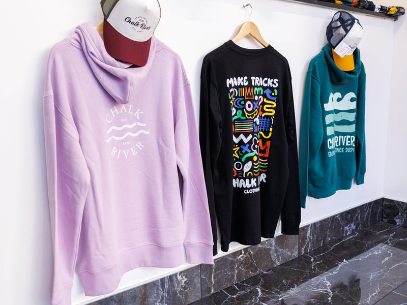 A selection the unique designs available at the Chalk River store in Emsworth.