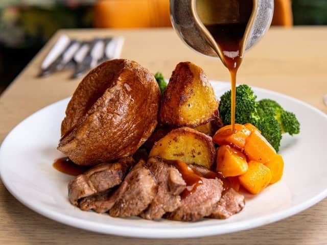 Diners have chosen their favourite place for a Sunday lunch by leaving reviews on Google