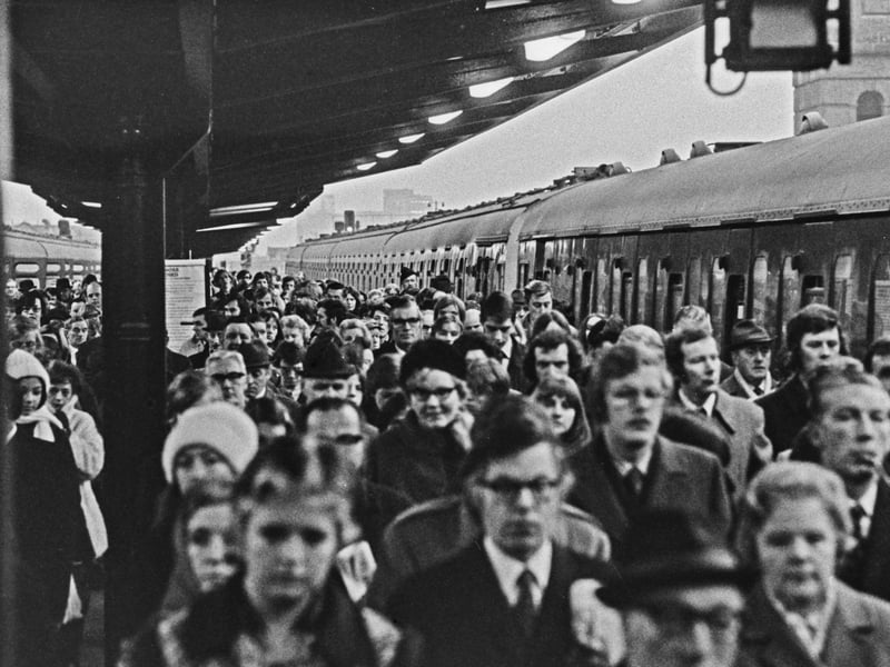 A London to Manchester train fare cost around £3.95 in 1971, according to the Railway Museum. Today, the same journey typically costs between £18 and £45 if booked in advance but can be much more expensive when bought on the day.