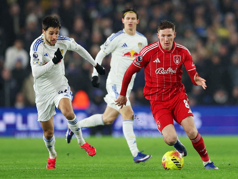 Two assists capped off probably Gruev's best performance in a Leeds shirt against Forest. Will likely be asked to fulfil a more naturally defensive role against Chelsea's quality.
