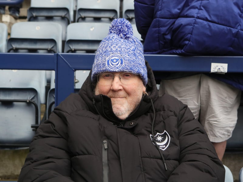 Pompey fans enjoying the Blues' latest trip to Deepdale.