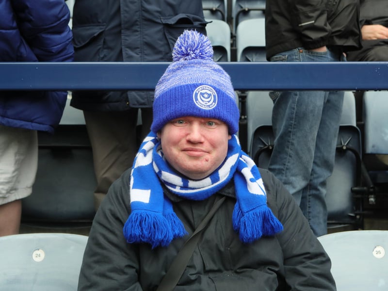Pompey fans enjoying the Blues' latest trip to Deepdale.