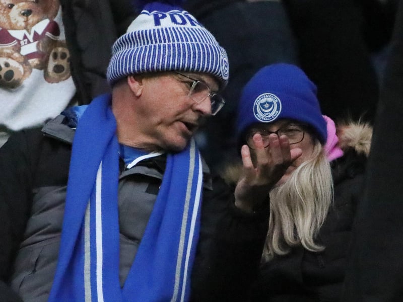1,785 Pompey fans made the trip to PNE's Deepdale on Saturday.
