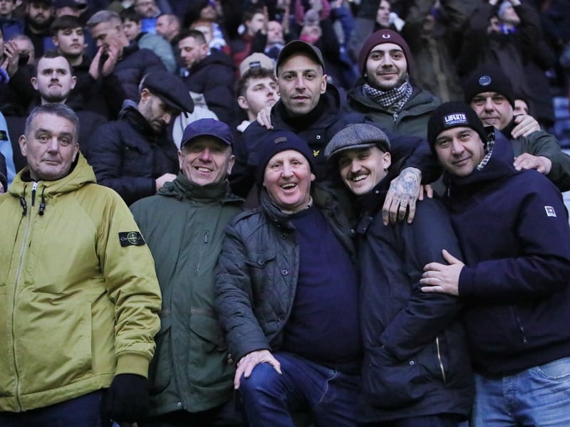 1,785 Pompey fans made the trip to PNE's Deepdale on Saturday.