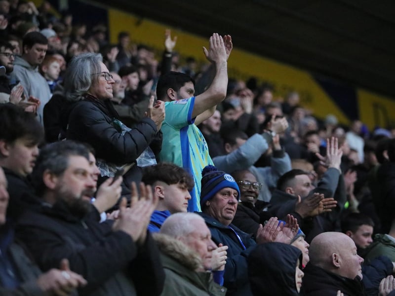 1,785 Pompey fans made the trip to PNE's Deepdale on Saturday.
