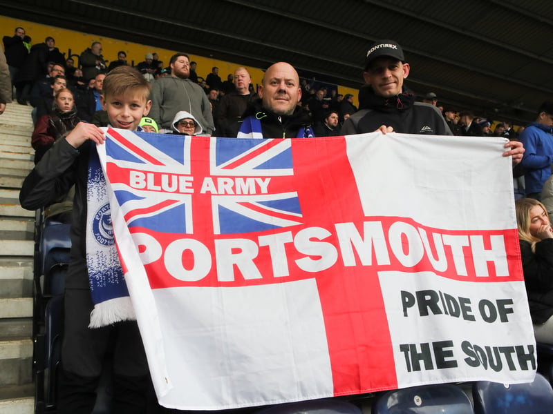 19 more brilliant photos of 1,785 Pompey fans at Preston North End on Saturday.