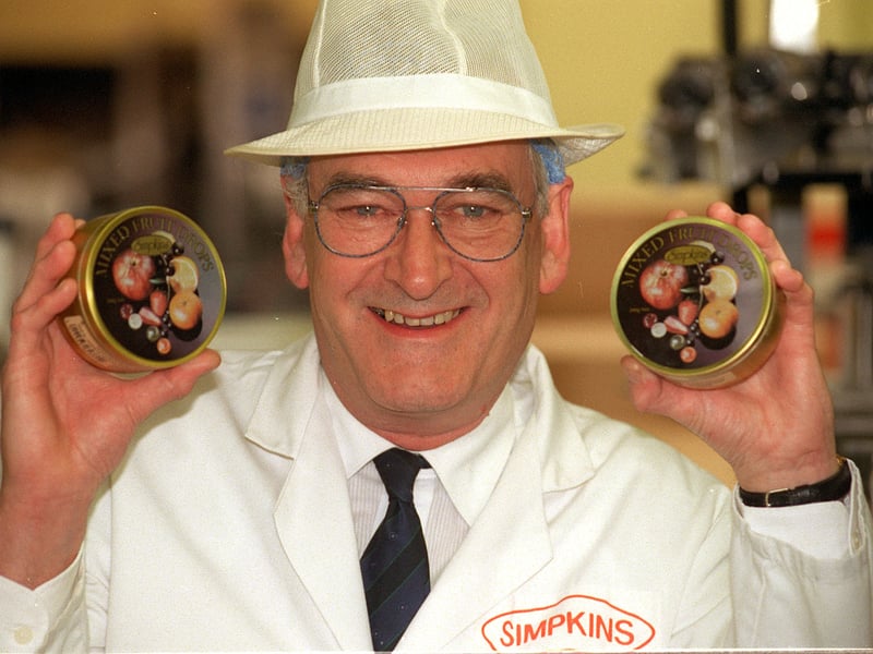 John Simpkin of Simpkins sweet factory, Hillsborough, Sheffield, in 2007