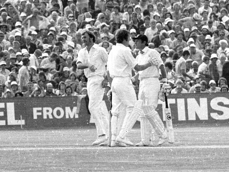 The 70s may have been a lean spell for Yorkshire CCC, but many people have fond memories, in particular, of watching Geoffrey Boycott at his peak, grinding out century after century. He is pictured here at Headingley in August 1977 after completing his hundredth 100 in the fourth Test against Australia that summer.