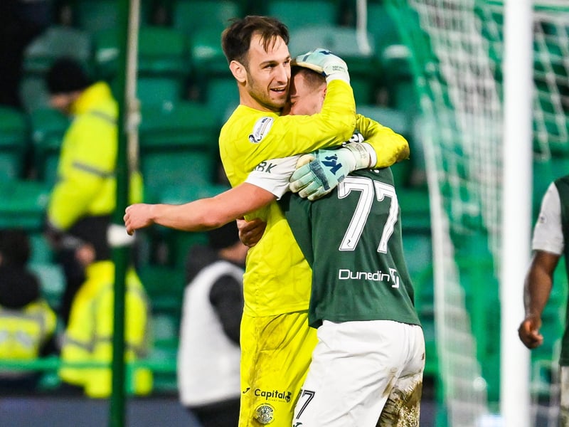 The Austrian goalkeeper takes the number one spot, edging out Alexander Schwolow with an average rating of 7.35. He has an impressive save percentage of 73.9% since his arrival at Easter Road, and has made just one error that has led to a goal in his 21 league appearances.