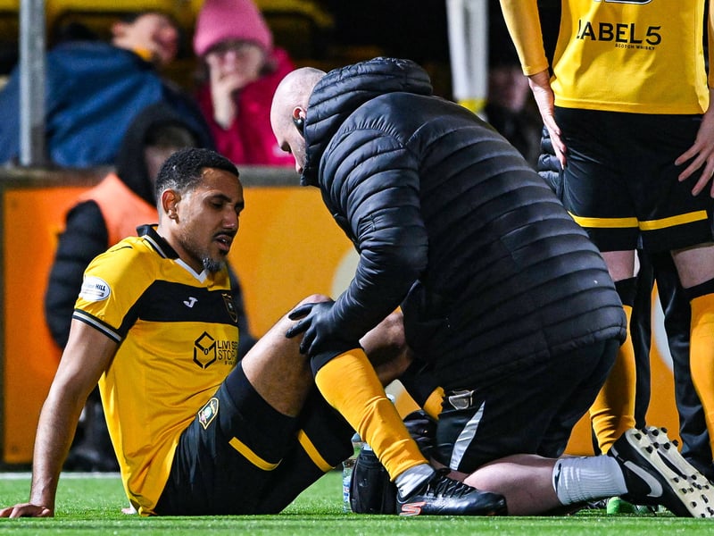 Has missed the last few weeks with injury, but is eyeing a return to Marvin Bartley's team when they visit Celtic this Wednesday.