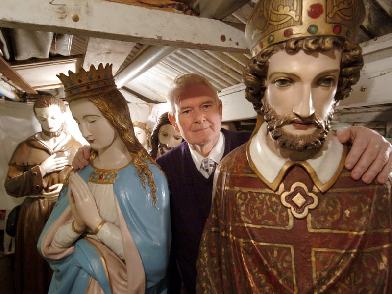 September 2007 and religious statues recovered from inside the Church were being stored by Pat Gavan.