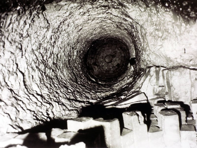 Mines were discovered underneath the Church in the mid 1980s.