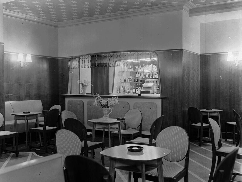 Prestonpans Roadhouse cocktail bar in April 1956.