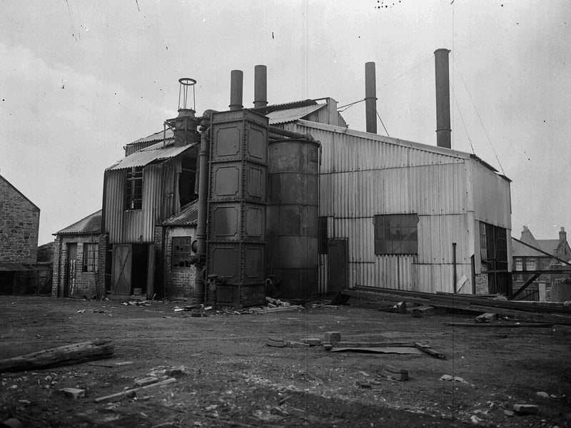 Prestonpans Gas Works in May 1955.