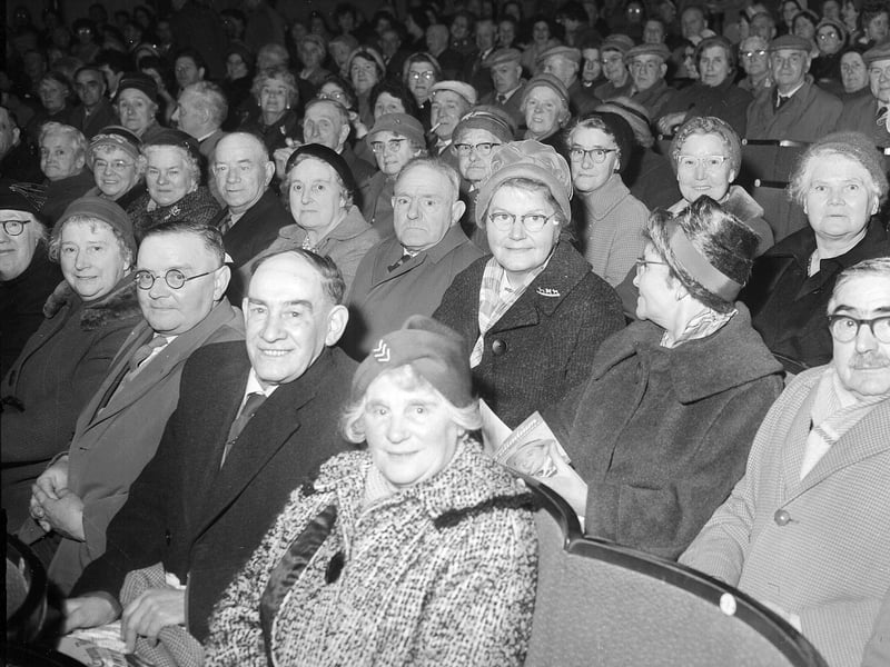 OAP's entertained as guests of the Prestongrange Institute in Prestonpans in December 1962.