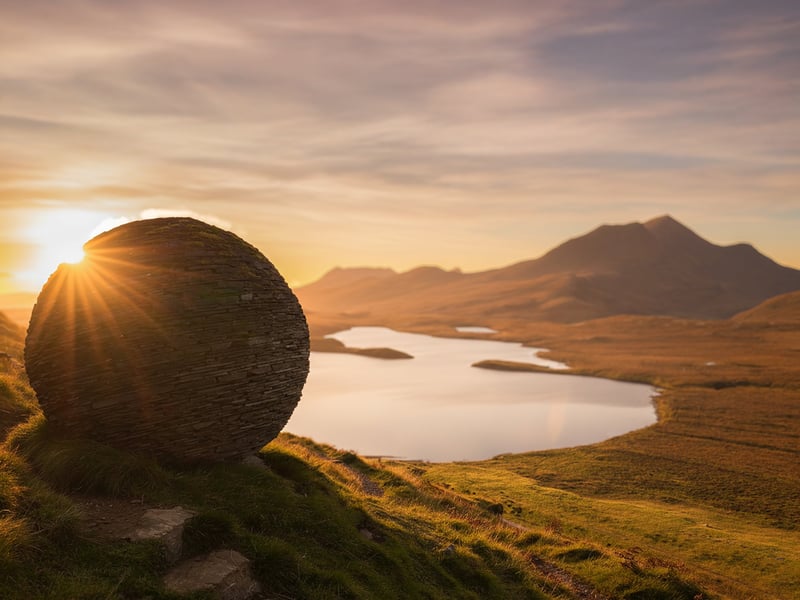 The national nature reserve unpacks millions of years of earth's timeline as geology is brought to life - and greater landscape - in the landscape. Views from the the top of Knockan Crag offer spectacular views across Assynt.
