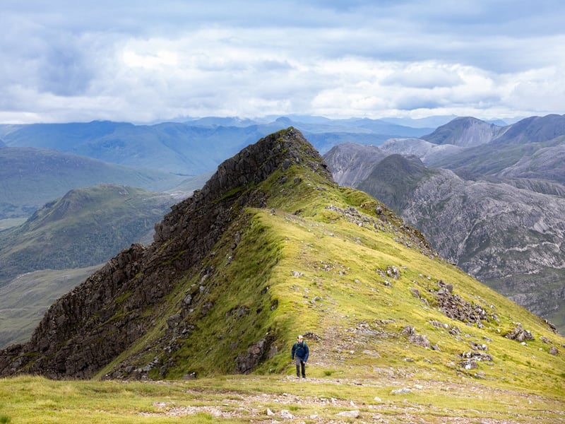Suilven is one of the mountains which crowns this corner of Scotland with its distinctive form and spellbinding views. 