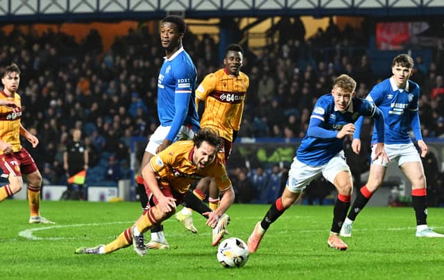 Motherwell and Rangers are both sweating on the inclusion of some key men ahead of their Scottish Premiership clash at Fir Park on Wednesday. Cr: SNS Group.