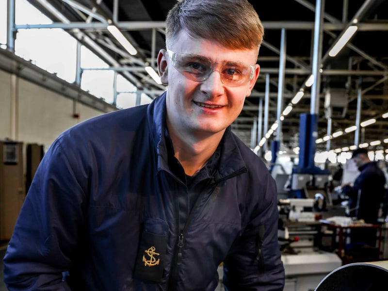Luke Gorst: Leading Engineering Technician Luke Gorst has served on both Queen Elizabeth Class aircraft carriers, working on Rolls Royce gas turbines.