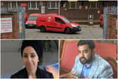 Coun Ibby Ullah, right, and MP Abtisam Mohamed want Royal Mail to fix an alleged backlog of post in Nether Edge.
