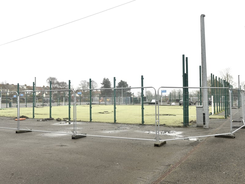 Preparations for the building of a new leisure centre