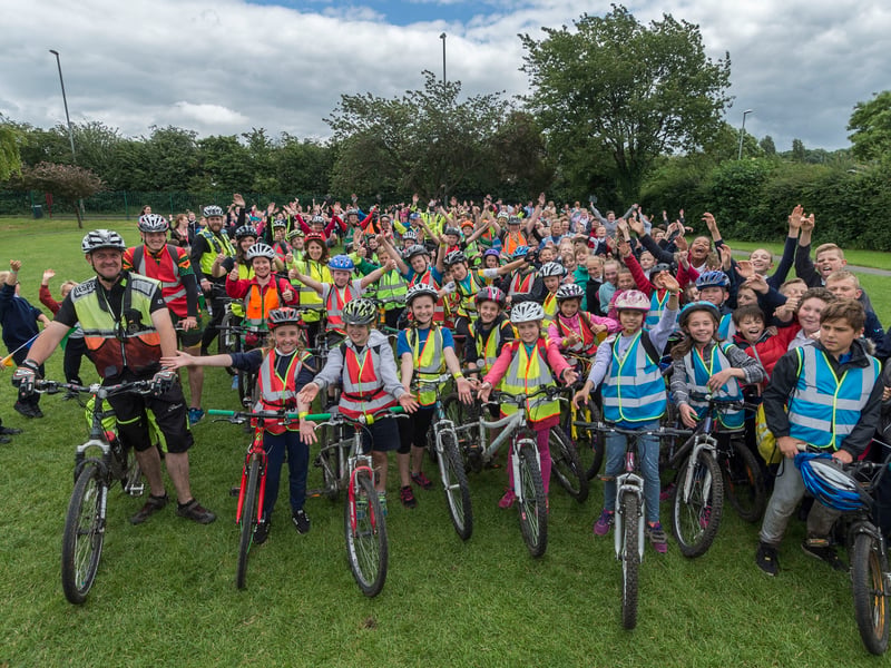 Tour de Garforth, organised by the head teacher of Ninelands Primary, was staged in July 2016.