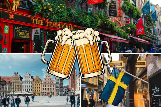 Here is a full list of every nation Scotland could face in the Nations League ranked by their average cost of a pint Cr: Getty Images/Canva Pro