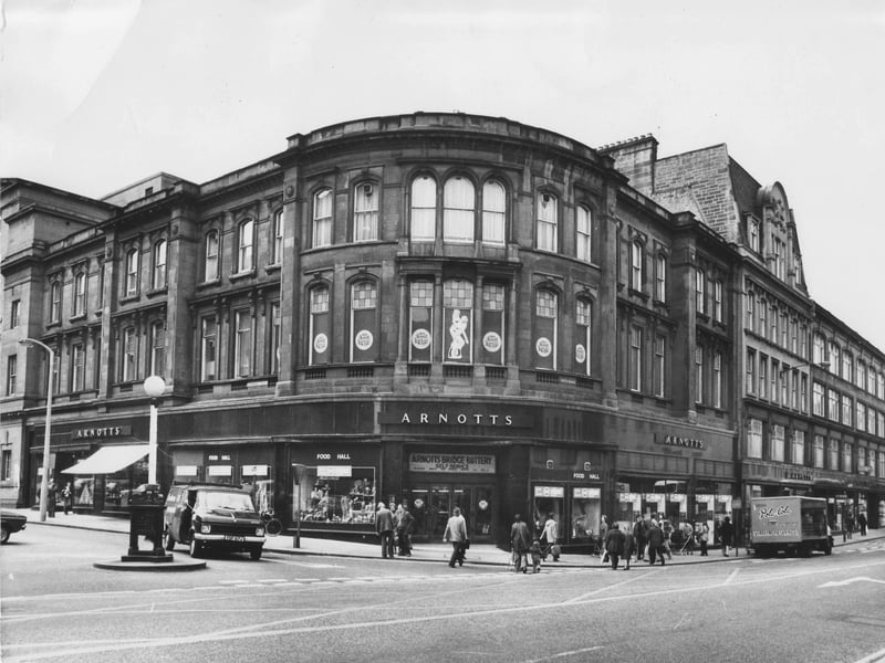 Arnotts department store on North Bridge, Edinburgh, in 1976