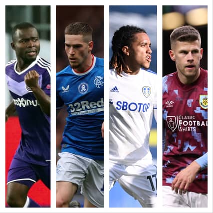 From left: Frank Acheampong, Ryan Kent, Helder Costa, Johann Berg Gudmundsson