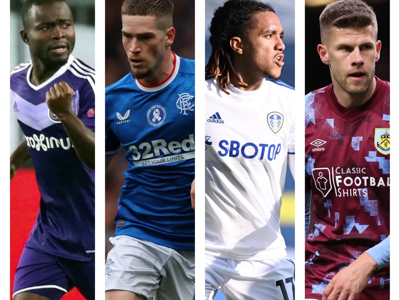 From left: Frank Acheampong, Ryan Kent, Helder Costa, Johann Berg Gudmundsson