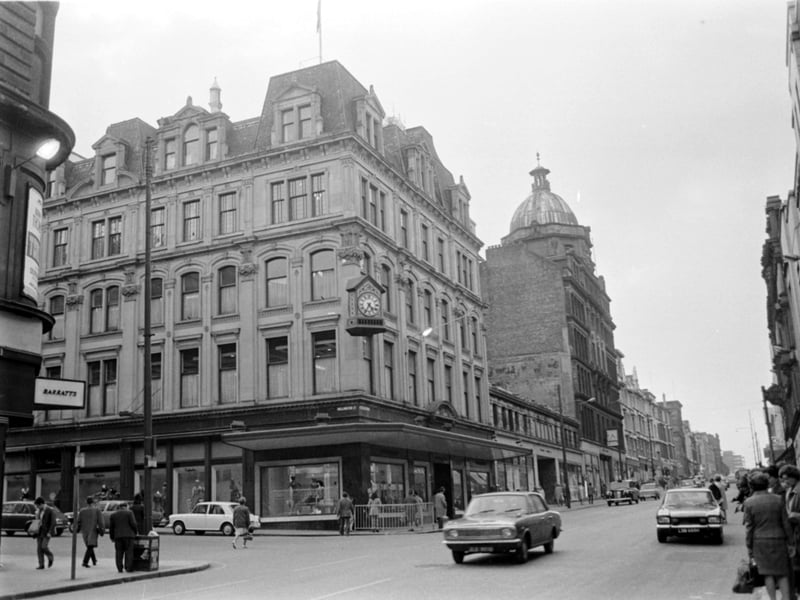 The Copland & Lye store on Sauchiehall Street, Glasgow, in September 1970. It closed for good the following year.