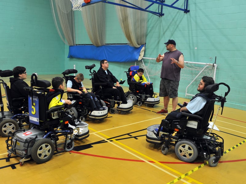 The Leeds Powerchair football team who play at the David Young Academy pictured in September 2016.