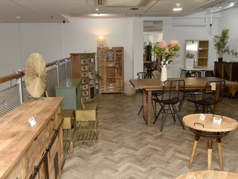 The extension has enabled them to stock a range of furniture.