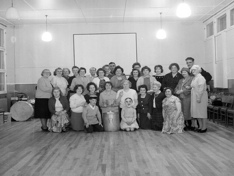 The Saughton Mains and Broomhouse Community Association Halloween Party in October 1964.