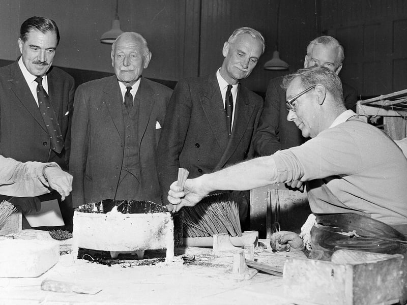 Lord Roberts at a workshop at Saughton Hall in July 1964.